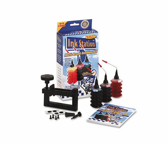 DPS60391 60391 Compatible InkStation Multi-Brand Refilling Kit, Tri-Color By DATA PRD