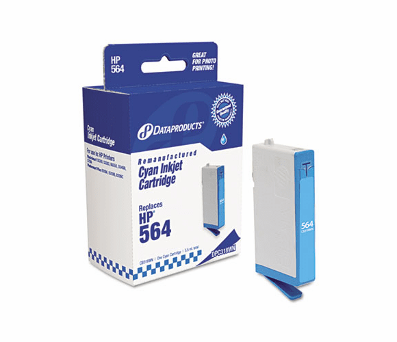 DPSDPC318WN DPC318WN Compatible Remanufactured Ink, 300-Page Yield, Cyan By DATA PRD