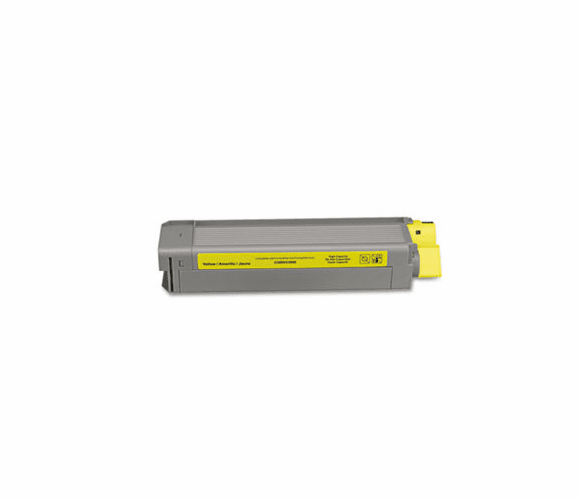 DPSDPC5800Y DPC5800Y Compatible Remanufactured High-Yield Toner, 5000 Page-Yield, Yellow By DATA PRD