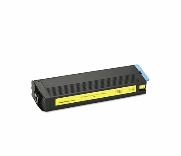 DPSDPC7300Y DPC7300Y Compatible Remanufactured High-Yield Toner, 15000 Page-Yield, Yellow By DATA PRD