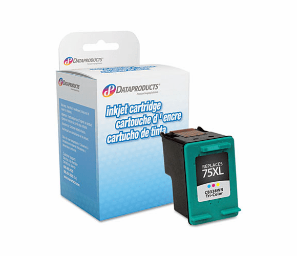 DPSDPC75XL DPC75XL Remanufactured High-Yield Ink, 520 Page-Yield, Tri-Color By DATA PRD