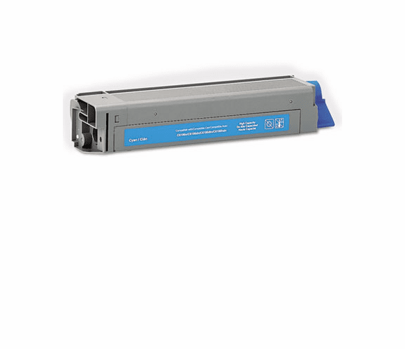 DPSDPCC6100C DPCC6100C Compatible High-Yield Toner, 5000 Page-Yield, Cyan By DATA PRD