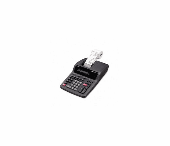 DR-210TM Two-Color Desktop Calculator, 12-Digit Digitron, Black/Red CSODR210TM By Casio RFB