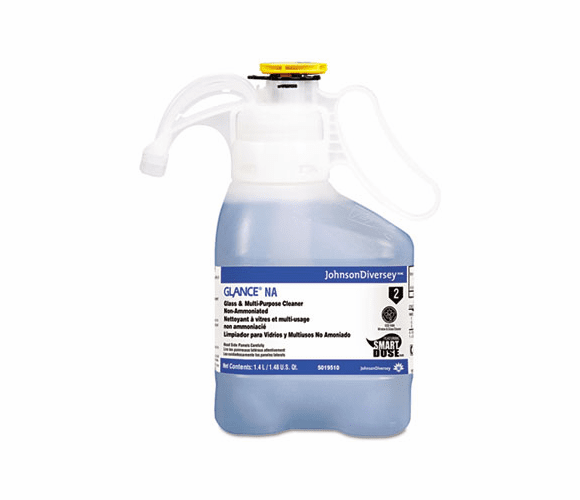 DRA5019510 Glance Non-Ammoniated Glass & Multi-Surface Cleaner, Liquid, Two 1.4L Bottles By DIVERSEY