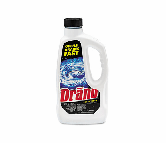 DRACB001169 Liquid Drain Cleaner, 32 oz Safety Cap Bottle, 12/Carton By DIVERSEY