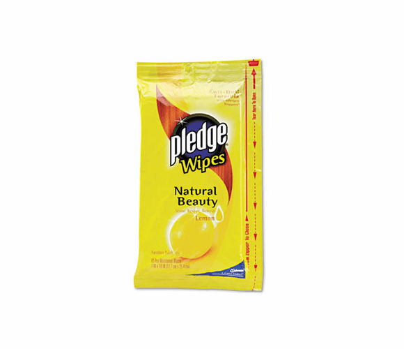 DRACB121286CT Lemon Scent Wet Wipes, Cloth, 7 x 10, White, 18/Pack, 12/Carton By DIVERSEY