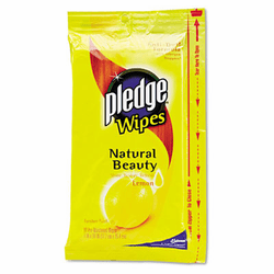 DRACB121286PK Lemon Scent Wet Wipes, Cloth, 7 x 10, White, 18/Pack By DIVERSEY