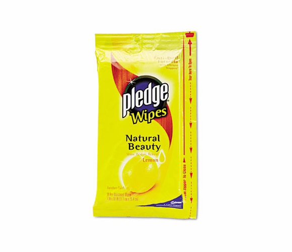 DRACB121286PK Lemon Scent Wet Wipes, Cloth, 7 x 10, White, 18/Pack By DIVERSEY