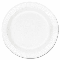 DRC10PWC Concorde Foam Plate, 10 1/4" Diameter, White, 125/Pack, 500/Carton By DART