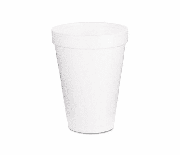 DRC12J16 Drink Foam Cups, 12 oz, White, 1000/Carton By DART