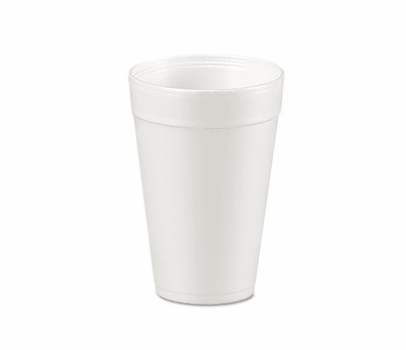DRC32TJ32 Drink Foam Cups, 32 oz., White, 20 Bags of 25/Carton By DART