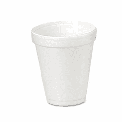 DRC4J4 Drink Foam Cups, 4 oz., 40 Bags of 25/Carton By DART