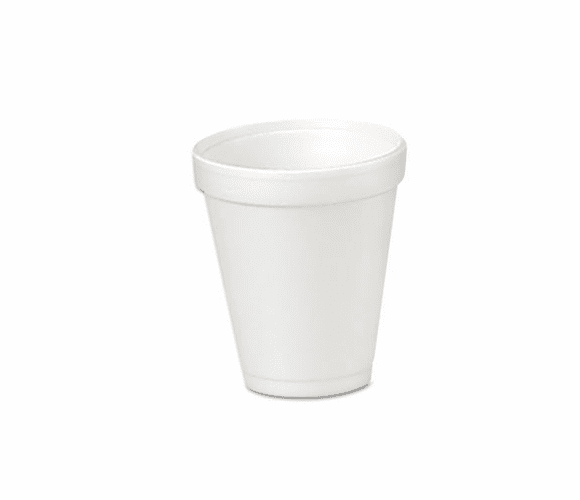 DRC4J4 Drink Foam Cups, 4 oz., 40 Bags of 25/Carton By DART