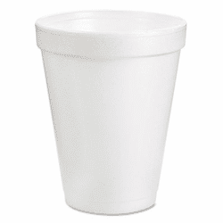 DRC6J6 Drink Foam Cups, 6 oz., White, 40 Bags of 25/Carton By DART