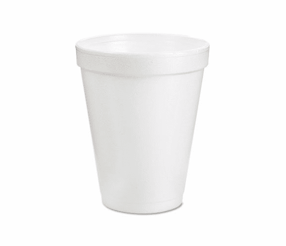 DRC8J8 Drink Foam Cups, 8 oz., White, 40 Bags of 25/Carton By DART
