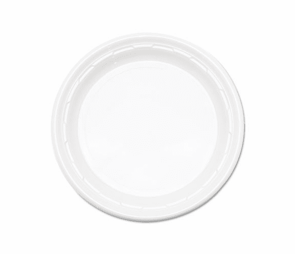 DRC9PWFPK Famous Service Plastic Impact Dinnerware, Plate,9", WE, 125/Pack By DART