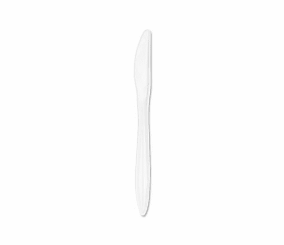 DRCK6BW Style Setter Mediumweight Plastic Knives, White, 1000/Carton By DART