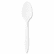 DRCS6BW Style Setter Mediumweight Plastic Teaspoons, White, 1000/Carton By DART