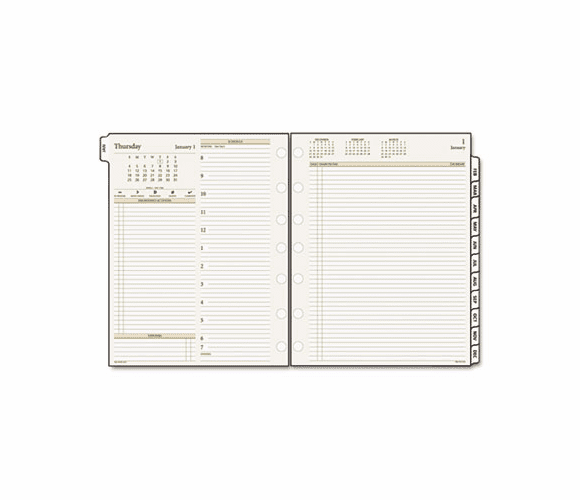 DRN491225 PRO Two-Page-Per-Day Planning Pages, 8-1/2 x 11,, 2013 By DAY RUNNER,INC.