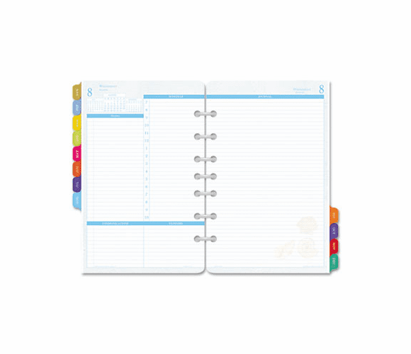 DTM096071301 Flavia Dated Two-Page-per-Day Organizer Refill, 5-1/2 x 8-1/2, 2013 By DAYTIMER'S INC.