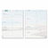 DTM131721301 Coastlines Notebook Planner Refill, 8 1/2 x 11, 2013 By DAYTIMER'S INC.