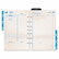 DTM131801301 Coastlines Dated Two-Page-per-Day Organizer Refill, 5-1/2 x 8-1/2, 2013 By DAYTIMER'S INC.