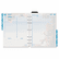 DTM133801301 Coastlines Dated Two-Page-per-Day Organizer Refill, 8-1/2 x 11, 2013 By DAYTIMER'S INC.