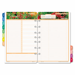 DTM134761301 Garden Path Dated Two-Page-per-Day Organizer Refill, 5-1/2 x 8-1/2, 2013 By DAYTIMER