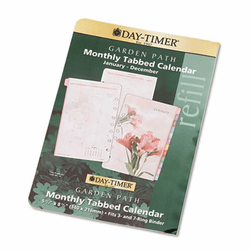 DTM134861301 Garden Path Dated Two-Page-per-Month Organizer Refill, 5-1/2 x 8-1/2, 2013 By DAYTIMER'S INC.