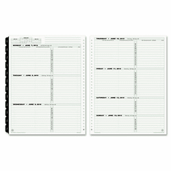 DTM160351301 Green Series Wirebound Monthly/Weekly Refill, 8-1/2 x 11, 2013 By DAYTIMER'S INC.
