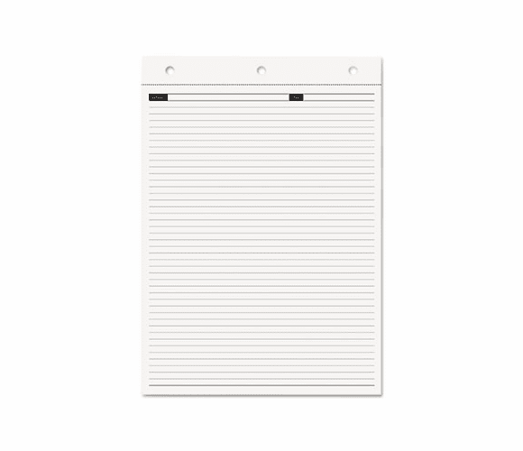 DTM16824 Magna Pad Note Pad Refill, Narrow, 8 1/2 x 12, White, 70 Sheets, 2/Pack By DAYTIMER'S INC.