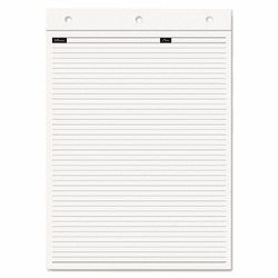 DTM16824 Magna Pad Note Pad Refill, Narrow, 8 1/2 x 12, White, 70 Sheets, 2/Pack By DAYTIMER'S INC.