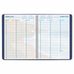 DTM322871301 Coastlines Wirebound Weekly/Monthly Planner, 8 x 11, 2013 By DAYTIMER'S INC.