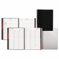 DTM333511301 Professional Weekly/Monthly Appointment Planner, 8 x 11, Black, 2013 By DAYTIMER'S INC.