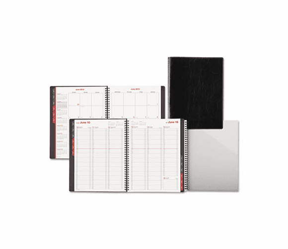 DTM333511301 Professional Weekly/Monthly Appointment Planner, 8 x 11, Black, 2013 By DAYTIMER'S INC.