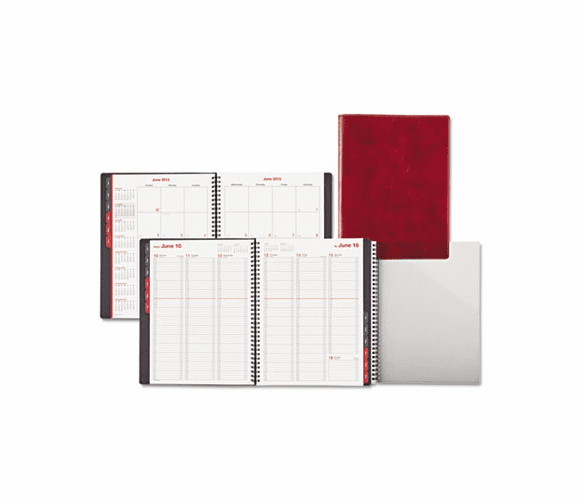 DTM333531301 Professional Weekly/Monthly Appointment Planner, 8 x 11, Red, 2013 By DAYTIMER'S INC.