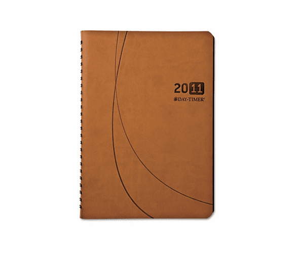 DTM452121301 Essentials Monthly Planner, 5-1/2 x 8-1/2, Brown, 2013 By DAYTIMER'S INC.