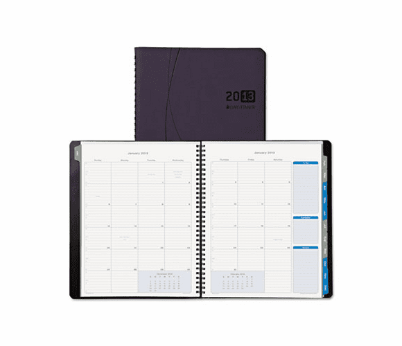 DTM452251301 Essentials Monthly Planner, 8-1/2 x 11, Blue, 2013 By DAYTIMER'S INC.