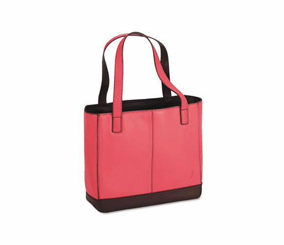 DTM48420 Leather Tote, 11-1/2 x 4 x 10, Pink By DAYTIMER'S INC.
