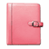 DTM48437 Pink Ribbon Organizer Starter Set w/Leather Binder, 3-3/4 x 6-3/4, Pink/Brown By DAYTIMER'S INC.