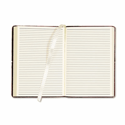 DTM48485 Think Pink Bonded Leather Journal, 100 3 1/2 x 5 1/8 Pages, Pink Cover By DAYTIMER