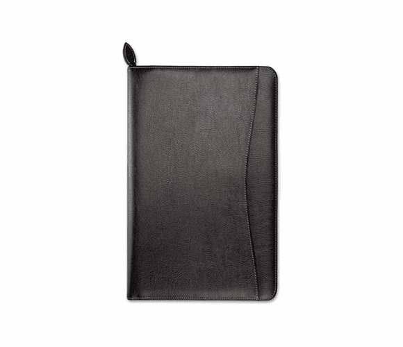 DTM85467 Green Series Basque Leather Wirebound Organizer, 5-1/2 x 8-1/2, Black By DAYTIMER'S INC.