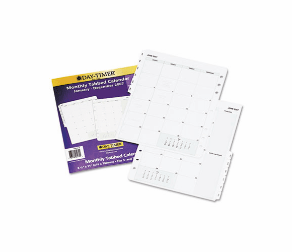 DTM873291301 Dated Two Page-per-Month Organizer Refill, January-December, 8-1/2 x 11, 2013 By DAYTIMER'S INC.