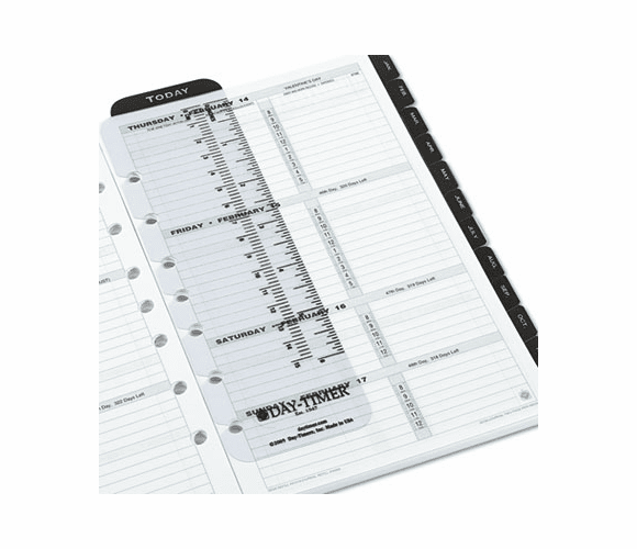 DTM910101301 Dated Two-Page-per-Week Organizer Refill, January-December, 5-1/2 x 8-1/2, 2013 By DAYTIMER'S INC.