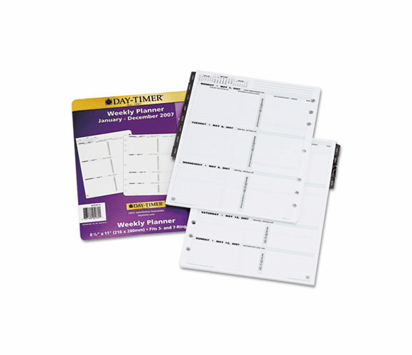 DTM930101301 Dated Two-Page-per-Week Organizer Refill, January-December, 8-1/2 x 11, 2013 By DAYTIMER'S INC.