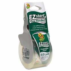 DUC1259457 E-Z Start Premium Packaging Tape w/Dispenser, 1.88" x 55.5 yards Roll By SHURTECH