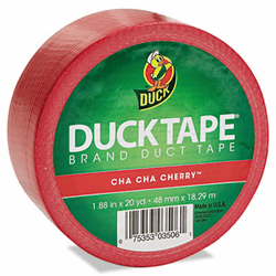 DUC1265014 Colored Duct Tape, 1.88" x 20 yds, 3" Core, Red By SHURTECH