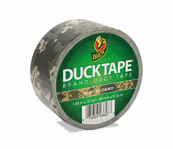 DUC1388825 Colored Duct Tape, 1.88" x 10 yds, 3" Core, Digital Camo By SHURTECH
