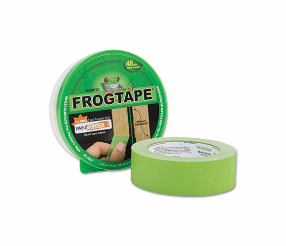 DUC1396747 FROGTAPE Painting Tape, 1.41" x 45 yards, 3" Core, Green By SHURTECH