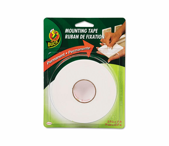 DUCHU156 Permanent Foam Mounting Tape, 3/4" x 15 ft., White By SHURTECH